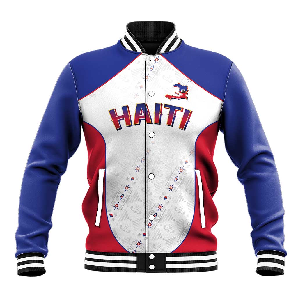 World Football 2026 Afro-Haiti Custom Baseball Jacket Together For Ayiti White Style - Wonder Print Shop