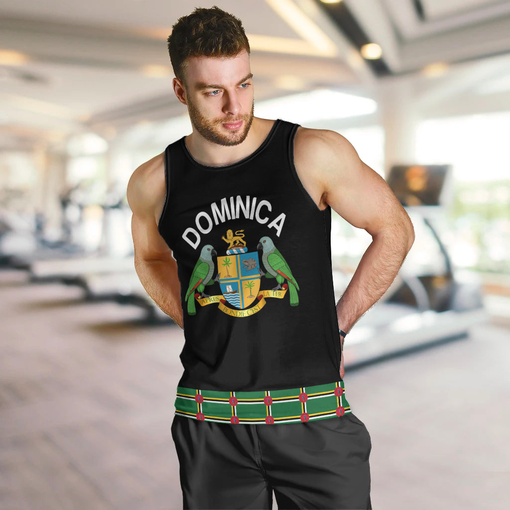 Personalized Dominica Sisserou Parrot Simple Style Men Tank Top - Wonder Print Shop