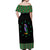 Personalized Dominica Sisserou Parrot Simple Style Off Shoulder Maxi Dress - Wonder Print Shop