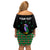 Personalized Dominica Sisserou Parrot Simple Style Off Shoulder Short Dress - Wonder Print Shop