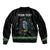 Personalized Dominica Sisserou Parrot Simple Style Sleeve Zip Bomber Jacket - Wonder Print Shop