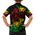 Rastafarian Lion Legend Bob Family Matching Off Shoulder Maxi Dress and Hawaiian Shirt Reggae Festival Sketch Portrait LT9 - Wonder Print Shop