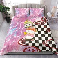 Personalized Japanese Kawaii Sushi Roll Bedding Set Wagara Palaka Pattern