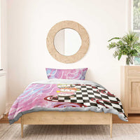 Personalized Japanese Kawaii Sushi Roll Bedding Set Wagara Palaka Pattern