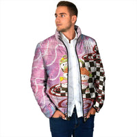 Personalized Japanese Kawaii Sushi Roll Padded Jacket Wagara Palaka Pattern