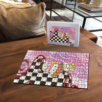 Personalized Japanese Kawaii Sushi Roll Puzzle Wagara Palaka Pattern