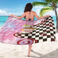 Personalized Japanese Kawaii Sushi Roll Sarong Wagara Palaka Pattern