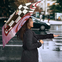 Personalized Japanese Kawaii Sushi Roll Umbrella Wagara Palaka Pattern