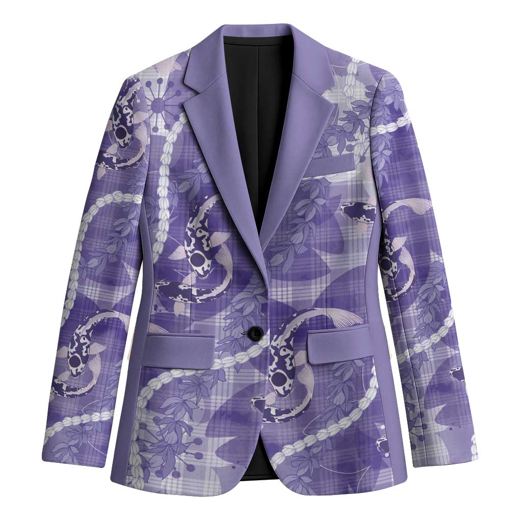 Japanese Koi Fish Blazer Purple Wagara Palaka Honohono Pikake Lei