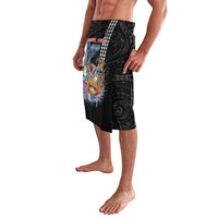 Personalized Japanese Koi Fish Ramen Lavalava Aloha Shark Kakau Pattern