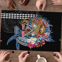 Personalized Japanese Koi Fish Ramen Puzzle Aloha Shark Kakau Pattern
