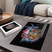 Personalized Japanese Koi Fish Ramen Puzzle Aloha Shark Kakau Pattern