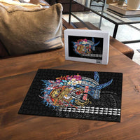 Personalized Japanese Koi Fish Ramen Puzzle Aloha Shark Kakau Pattern