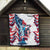 Personalized United States Independence Day Quilt Statue of Liberty Happy 4th Of July