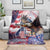 Personalized American Eagles 4th of July Blanket USA Independence Day