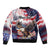 Personalized American Eagles 4th of July Bomber Jacket USA Independence Day LT9 - Wonder Print Shop