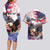 Personalized American Eagles 4th of July Couples Matching Long Sleeve Bodycon Dress and Hawaiian Shirt USA Independence Day LT9 - Wonder Print Shop