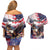 Personalized American Eagles 4th of July Couples Matching Off Shoulder Short Dress and Hawaiian Shirt USA Independence Day LT9 - Wonder Print Shop