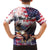 Personalized American Eagles 4th of July Family Matching Long Sleeve Bodycon Dress and Hawaiian Shirt USA Independence Day LT9 - Wonder Print Shop