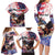 Personalized American Eagles 4th of July Family Matching Long Sleeve Bodycon Dress and Hawaiian Shirt USA Independence Day LT9 - Wonder Print Shop