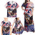 Personalized American Eagles 4th of July Family Matching Off Shoulder Maxi Dress and Hawaiian Shirt USA Independence Day LT9 - Wonder Print Shop