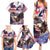 Personalized American Eagles 4th of July Family Matching Summer Maxi Dress and Hawaiian Shirt USA Independence Day - Wonder Print Shop