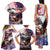 Personalized American Eagles 4th of July Family Matching Tank Maxi Dress and Hawaiian Shirt USA Independence Day - Wonder Print Shop