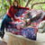 Personalized American Eagles 4th of July Quilt USA Independence Day