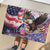 Personalized American Eagles 4th of July Rubber Doormat USA Independence Day - Wonder Print Shop