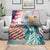 Personalized 4th of July USA Statue of Liberty Blanket Happy Independence Day