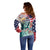 Personalized 4th of July USA Statue of Liberty Off Shoulder Sweater Happy Independence Day - Wonder Print Shop