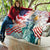 Personalized 4th of July USA Statue of Liberty Quilt Happy Independence Day