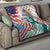 Personalized 4th of July USA Statue of Liberty Quilt Happy Independence Day