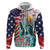 Personalized 4th of July USA Statue of Liberty Zip Hoodie Happy Independence Day - Wonder Print Shop