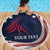 Custom USA Rugby Beach Blanket The Eagles Summer Paris 2024 LT9 - Wonder Print Shop