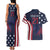 Custom USA Rugby Couples Matching Tank Maxi Dress and Hawaiian Shirt The Eagles Summer Paris 2024 LT9 - Wonder Print Shop