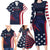 Custom USA Rugby Family Matching Long Sleeve Bodycon Dress and Hawaiian Shirt The Eagles Summer Paris 2024 LT9 - Wonder Print Shop