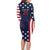 Custom USA Rugby Family Matching Long Sleeve Bodycon Dress and Hawaiian Shirt The Eagles Summer Paris 2024 LT9 - Wonder Print Shop