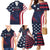 Custom USA Rugby Family Matching Mermaid Dress and Hawaiian Shirt The Eagles Summer Paris 2024 LT9 - Wonder Print Shop