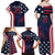 Custom USA Rugby Family Matching Off Shoulder Maxi Dress and Hawaiian Shirt The Eagles Summer Paris 2024 LT9 - Wonder Print Shop