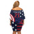 Custom USA Rugby Family Matching Off Shoulder Short Dress and Hawaiian Shirt The Eagles Summer Paris 2024 LT9 - Wonder Print Shop