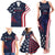 Custom USA Rugby Family Matching Tank Maxi Dress and Hawaiian Shirt The Eagles Summer Paris 2024 - Wonder Print Shop