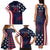 Custom USA Rugby Family Matching Tank Maxi Dress and Hawaiian Shirt The Eagles Summer Paris 2024 - Wonder Print Shop