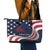 Custom USA Rugby Leather Tote Bag The Eagles Summer Paris 2024 - Wonder Print Shop