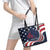 Custom USA Rugby Leather Tote Bag The Eagles Summer Paris 2024 - Wonder Print Shop