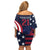 Custom USA Rugby Off Shoulder Short Dress The Eagles Summer Paris 2024 - Wonder Print Shop