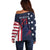 Custom USA Rugby Off Shoulder Sweater The Eagles Summer Paris 2024 - Wonder Print Shop