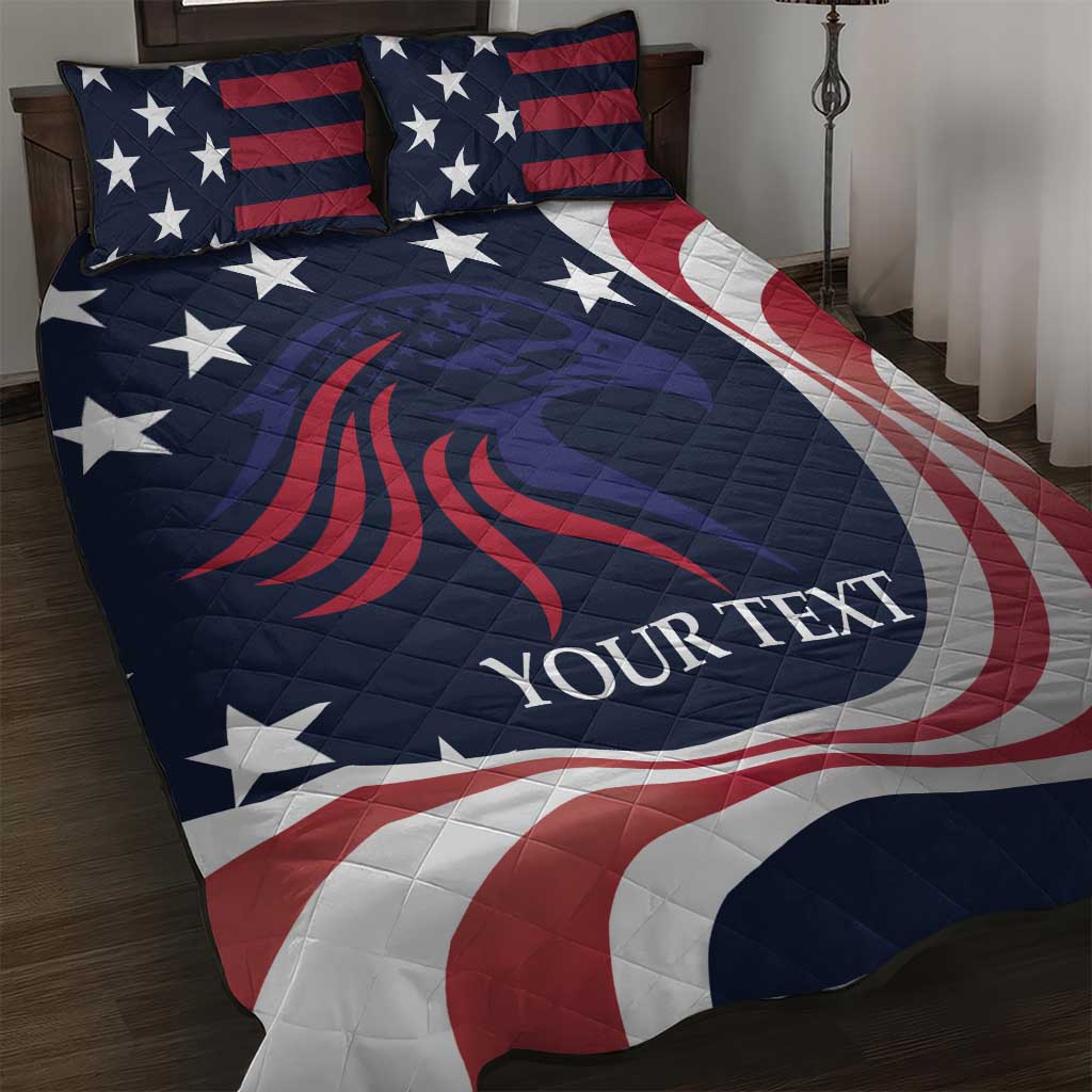 Custom USA Rugby Quilt Bed Set The Eagles Summer Paris 2024