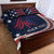 Custom USA Rugby Quilt Bed Set The Eagles Summer Paris 2024