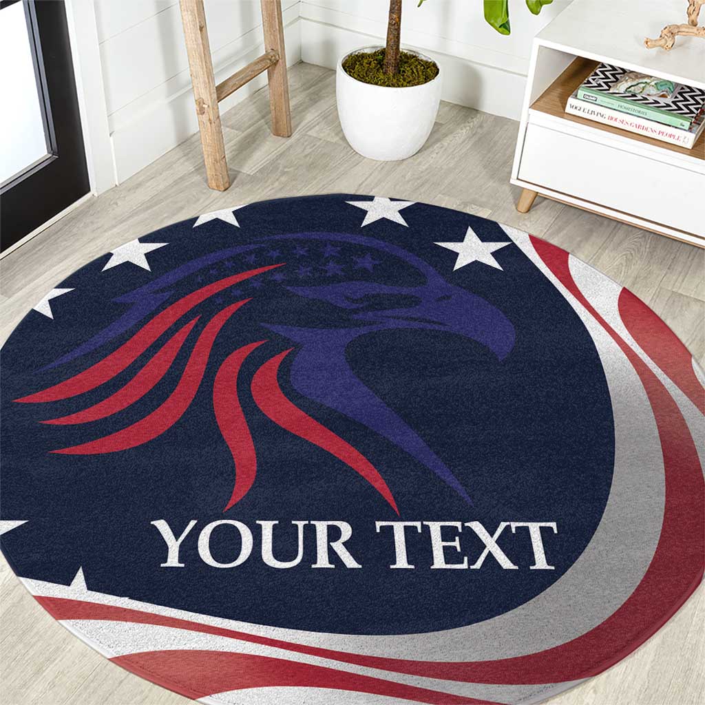 Custom USA Rugby Round Carpet The Eagles Summer Paris 2024